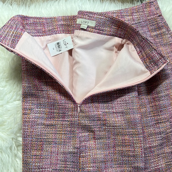 NEW Loft Tweed Shift Skirt Size 14 - Picture 7 of 9